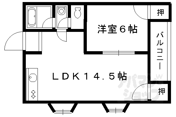 京都府長岡京市友岡１ 西山天王山駅 1LDK マンション 賃貸物件詳細