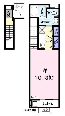 愛知県名古屋市中川区中郷４ 高畑駅 1K アパート 賃貸物件詳細