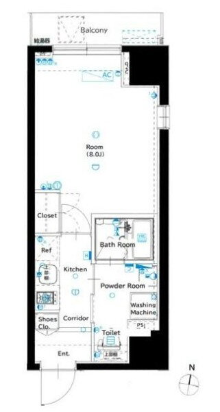 東京都台東区東上野３ 稲荷町駅 1K マンション 賃貸物件詳細