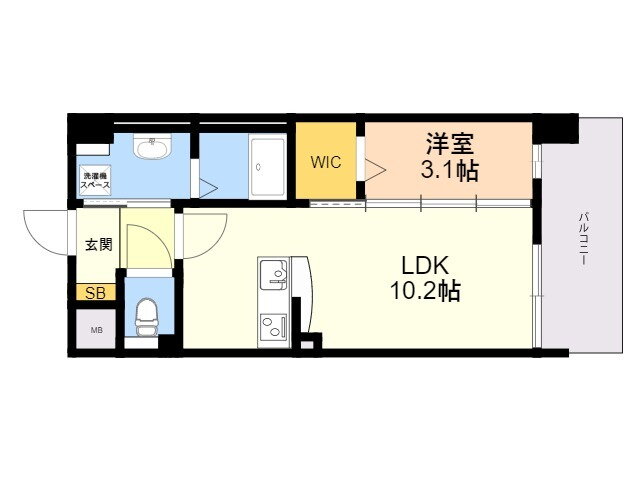 福岡県福岡市南区向野１ 高宮駅 1LDK マンション 賃貸物件詳細