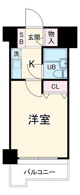 神奈川県厚木市旭町５ 本厚木駅 1K マンション 賃貸物件詳細