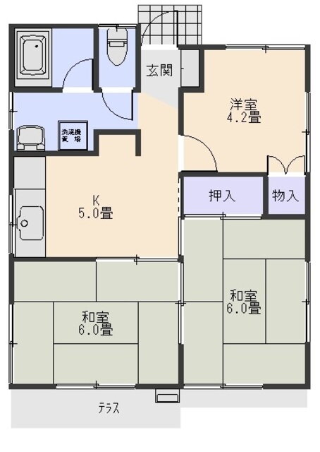 上新田町堤貸住宅 3K 賃貸物件詳細