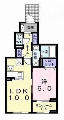 埼玉県北足立郡伊奈町大字小室 志久駅 1LDK アパート 賃貸物件詳細