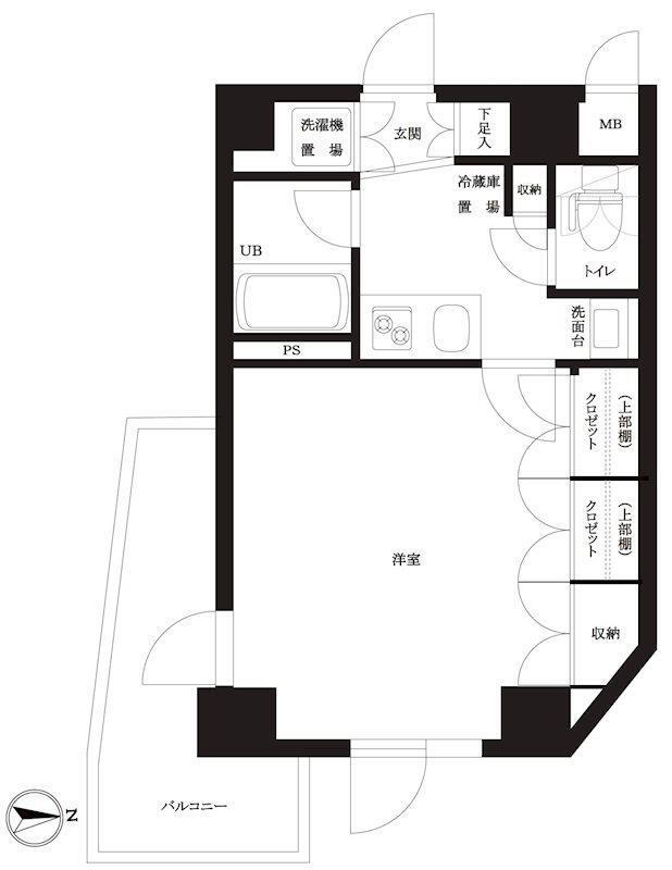 東京都新宿区高田馬場２ 高田馬場駅 1K マンション 賃貸物件詳細