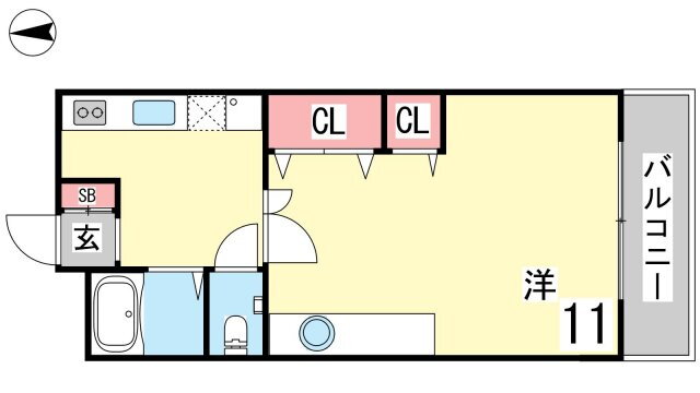 クラウンマンション 4階 1K 賃貸物件詳細