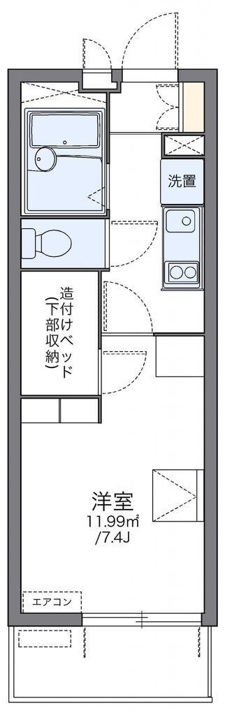 レオパレスエスタＩＶ 1階 1K 賃貸物件詳細