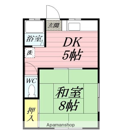 神奈川県大和市下和田 高座渋谷駅 1DK アパート 賃貸物件詳細