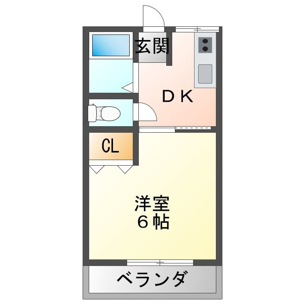 ハイムダイイチ 1階 1K 賃貸物件詳細