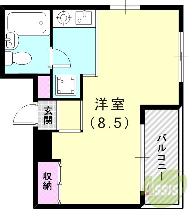 兵庫県西宮市天道町 甲子園口駅 ワンルーム マンション 賃貸物件詳細