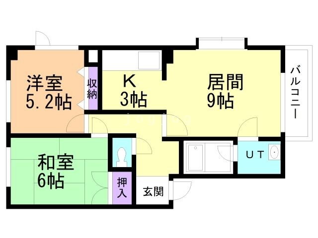 北海道札幌市豊平区美園九条２ 豊平公園駅 2LDK マンション 賃貸物件詳細