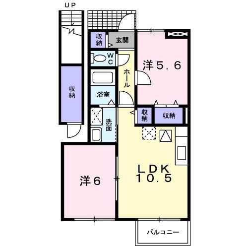 秋田県秋田市土崎港相染町字中谷地 土崎駅 2LDK アパート 賃貸物件詳細