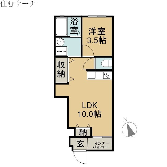 三重県四日市市川島町 伊勢川島駅 1LDK アパート 賃貸物件詳細