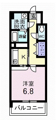 福岡県久留米市南２ 久留米高校前駅 1K マンション 賃貸物件詳細