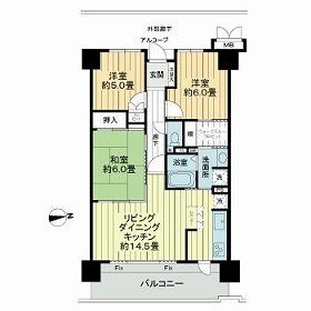 サーパス東山公園 10階 3LDK 賃貸物件詳細