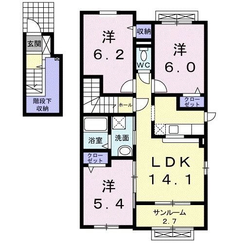 富山県富山市新庄町４ 東新庄駅 3LDK アパート 賃貸物件詳細