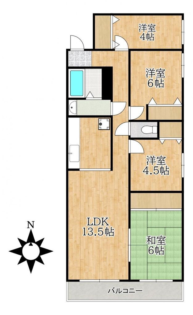 千葉県市川市新田２ 市川駅 4LDK マンション 賃貸物件詳細
