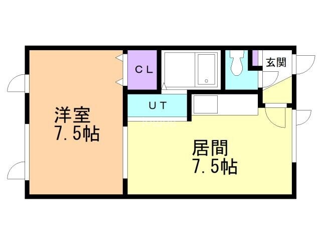 北海道北見市北十条東３ 北見駅 1DK アパート 賃貸物件詳細