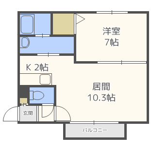 北海道札幌市豊平区月寒東一条１１ 福住駅 1LDK マンション 賃貸物件詳細
