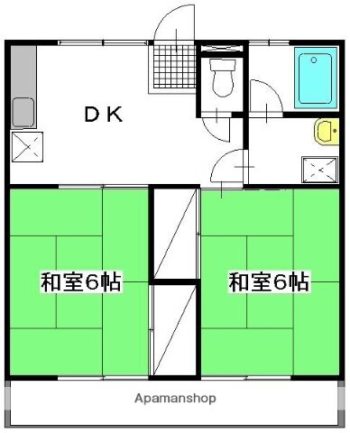 東コーポ 1階 2DK 賃貸物件詳細