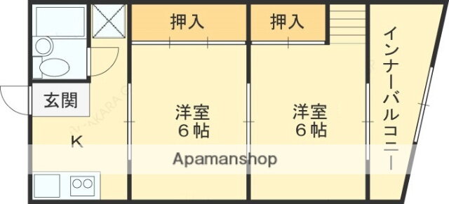 大阪府八尾市北本町１ 近鉄八尾駅 2K マンション 賃貸物件詳細