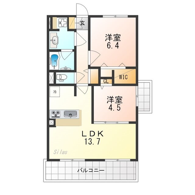 大阪府摂津市千里丘４ 千里丘駅 2LDK マンション 賃貸物件詳細