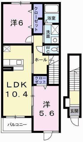 兵庫県相生市西谷町 西相生駅 2LDK アパート 賃貸物件詳細