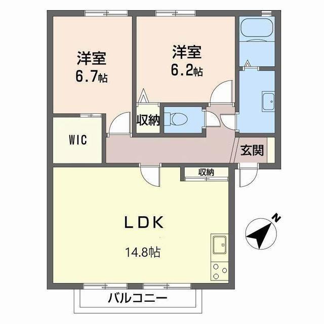 大阪府吹田市岸部北１ 岸辺駅 2LDK アパート 賃貸物件詳細