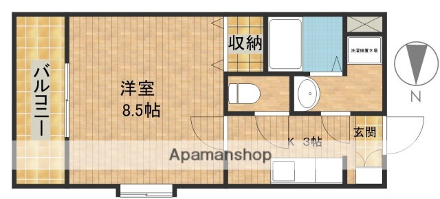 静岡県浜松市中央区和合町 浜松駅 1K マンション 賃貸物件詳細