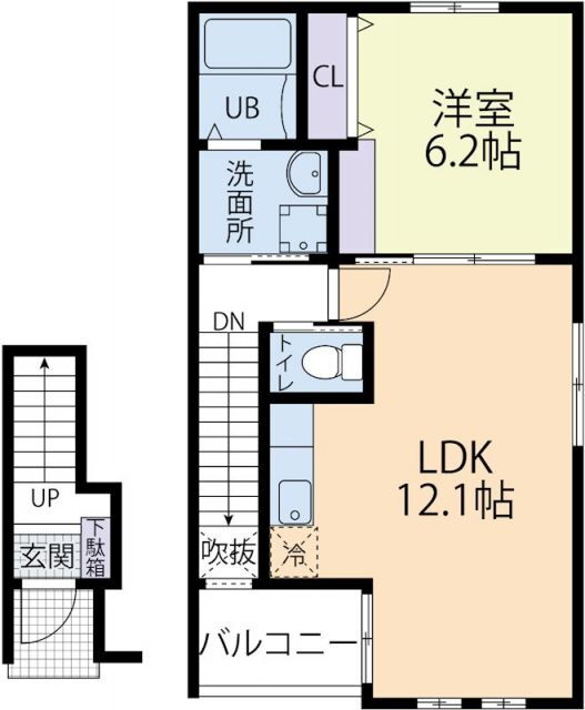 埼玉県秩父市中宮地町 秩父駅 1LDK アパート 賃貸物件詳細