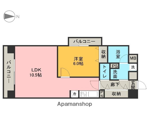 栃木県宇都宮市東宿郷５ 駅東公園前駅 1DK マンション 賃貸物件詳細