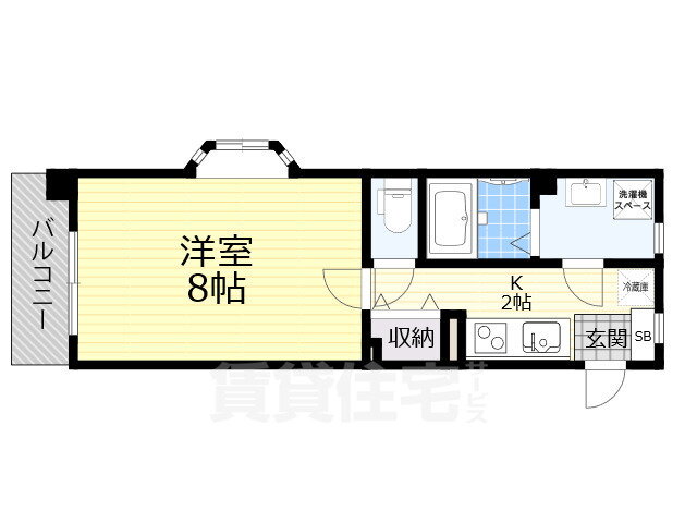 大阪府茨木市田中町 ＪＲ総持寺駅 1K マンション 賃貸物件詳細