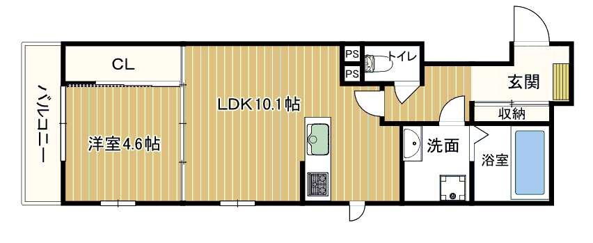 兵庫県明石市大明石町２ 明石駅 1LDK マンション 賃貸物件詳細