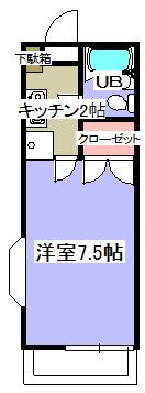 Ｊ－ｍｉｓｓｏｎｓ小手指 2階 1K 賃貸物件詳細