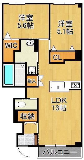 福岡県遠賀郡遠賀町大字今古賀 遠賀川駅 2LDK アパート 賃貸物件詳細