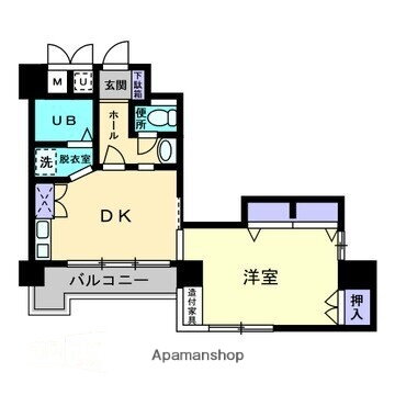 愛媛県松山市萱町１ 西堀端駅 1DK マンション 賃貸物件詳細