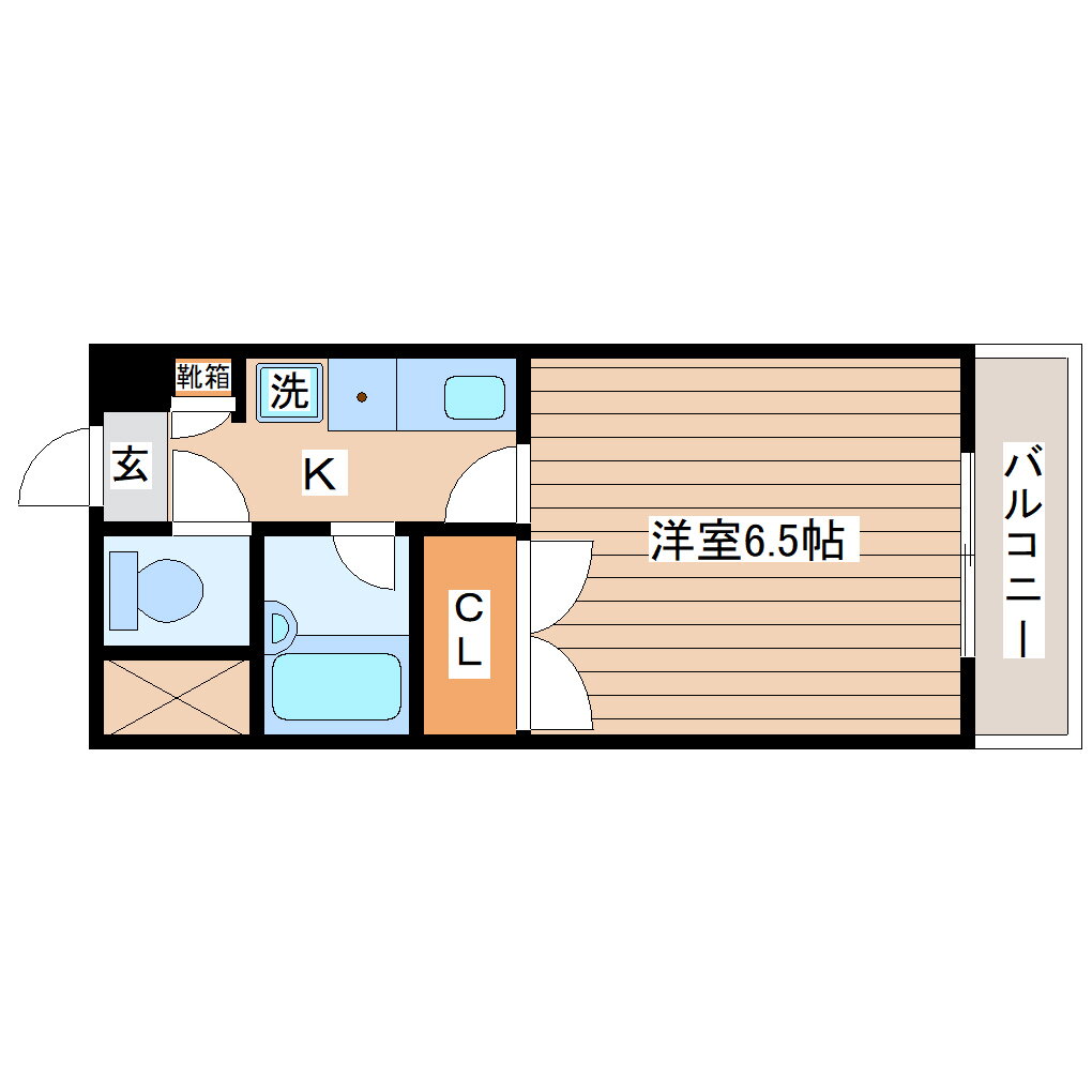 グレイスハイツ長町 4階 1K 賃貸物件詳細
