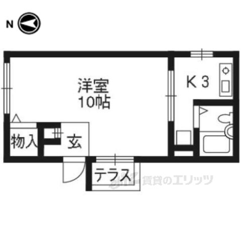 京都府京都市北区小山上内河原町 北大路駅 1K マンション 賃貸物件詳細