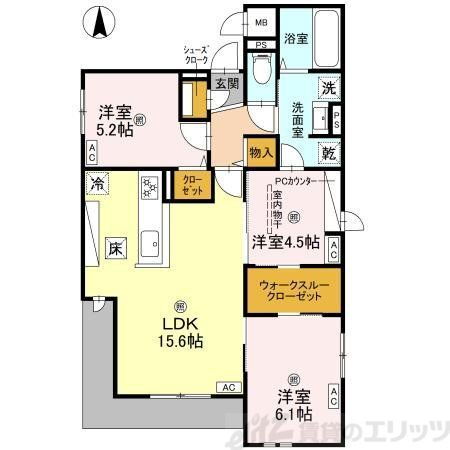 大阪府吹田市泉町４ 豊津駅 3LDK アパート 賃貸物件詳細