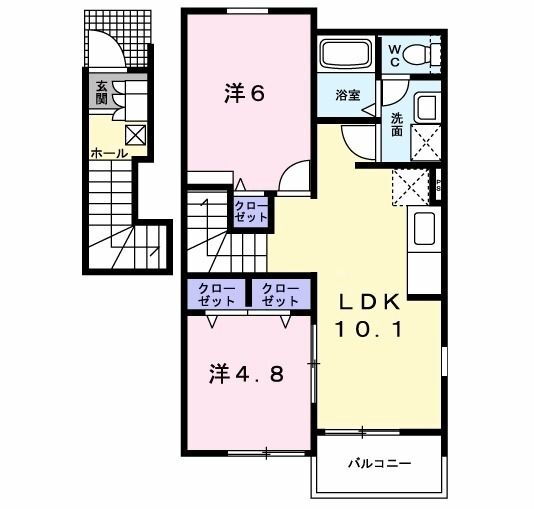 福岡県行橋市大字大野井 行橋駅 2LDK アパート 賃貸物件詳細