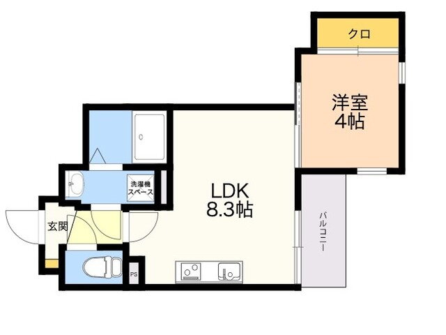 福岡県福岡市西区福重５ 姪浜駅 1LDK アパート 賃貸物件詳細