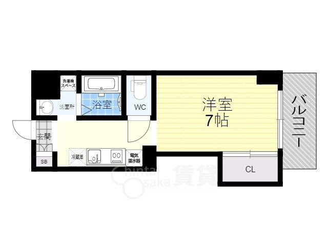 大阪府大阪市福島区鷺洲５ 野田駅 1K マンション 賃貸物件詳細