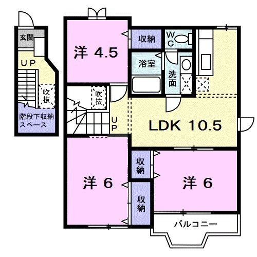 奈良県大和高田市大字市場 高田市駅 3LDK アパート 賃貸物件詳細