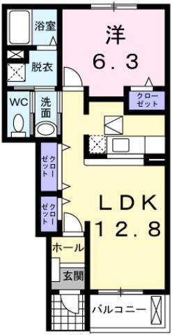 兵庫県姫路市勝原区宮田 網干駅 1LDK アパート 賃貸物件詳細