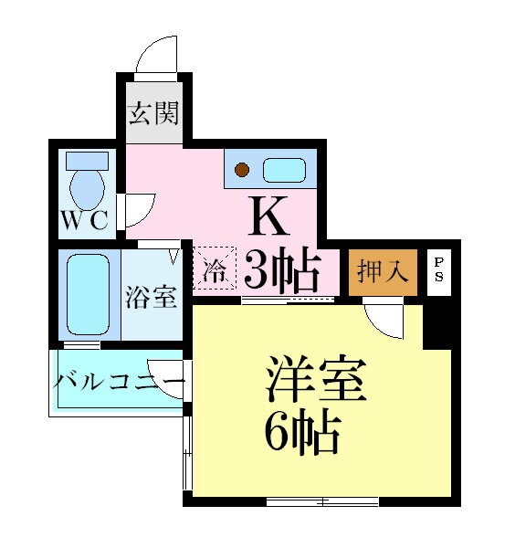 ラ・パンセ 5階 1K 賃貸物件詳細