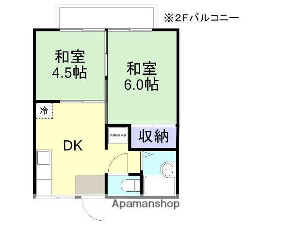 鳥取県西伯郡伯耆町溝口 伯耆溝口駅 2DK アパート 賃貸物件詳細