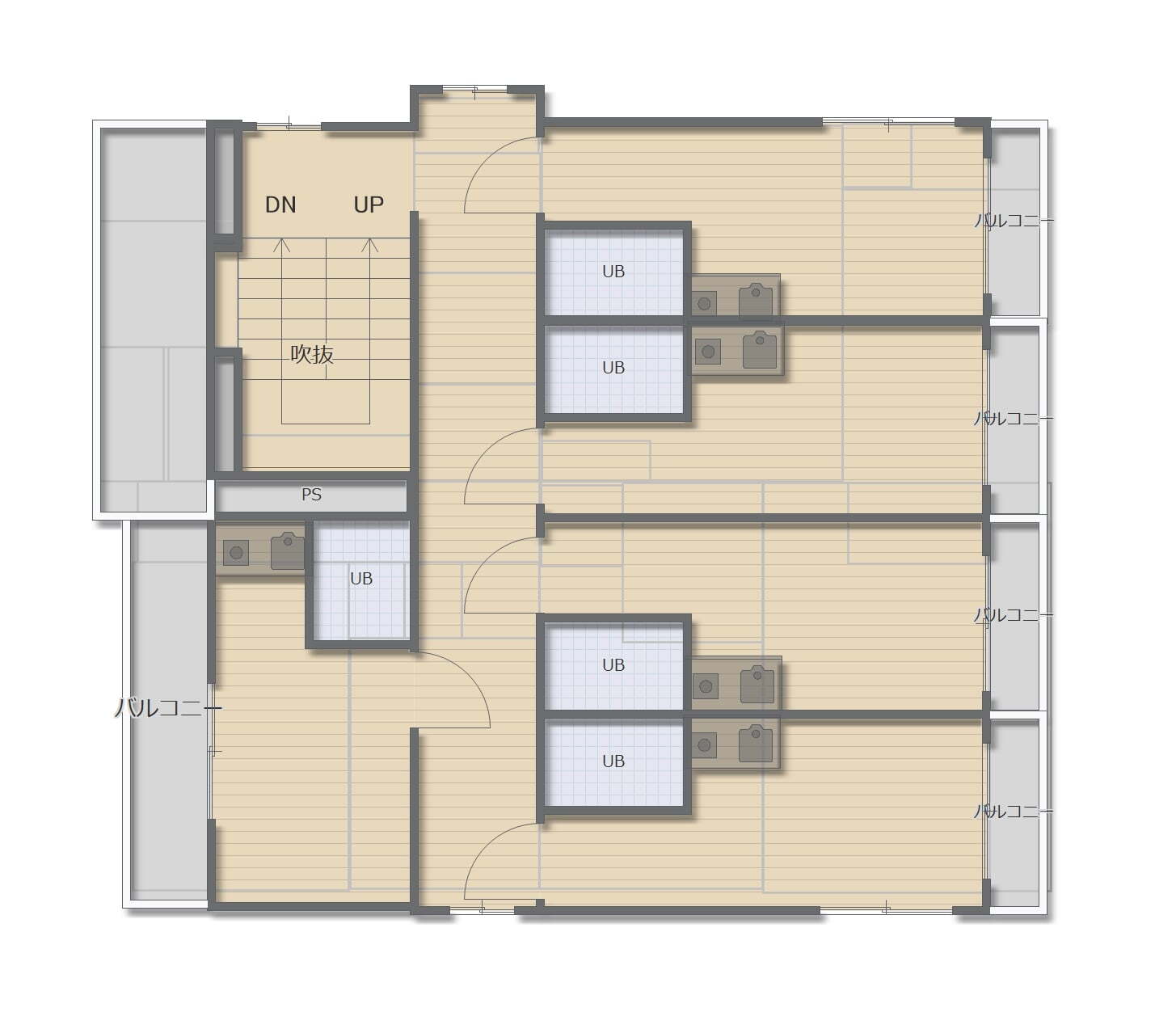パンション高砂 3階 ワンルーム 賃貸物件詳細