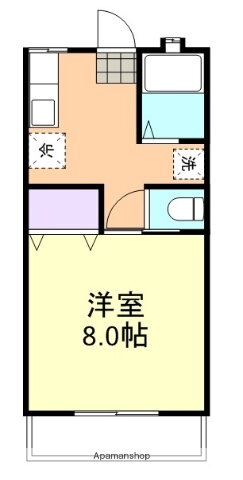 岡山県倉敷市松島 中庄駅 1K アパート 賃貸物件詳細