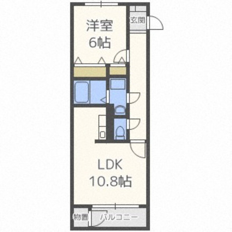 北海道札幌市北区屯田六条２ 太平駅 1LDK マンション 賃貸物件詳細