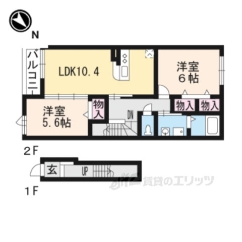 滋賀県大津市月輪３ 瀬田駅 2LDK アパート 賃貸物件詳細