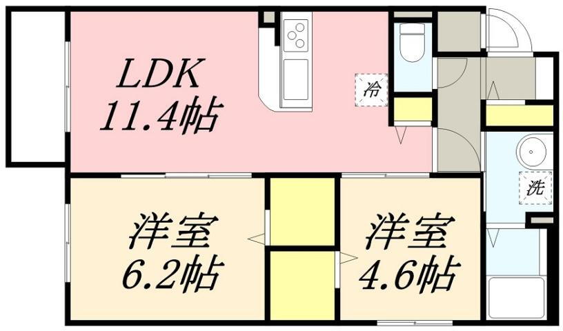 北海道函館市中島町 堀川町駅 2LDK マンション 賃貸物件詳細